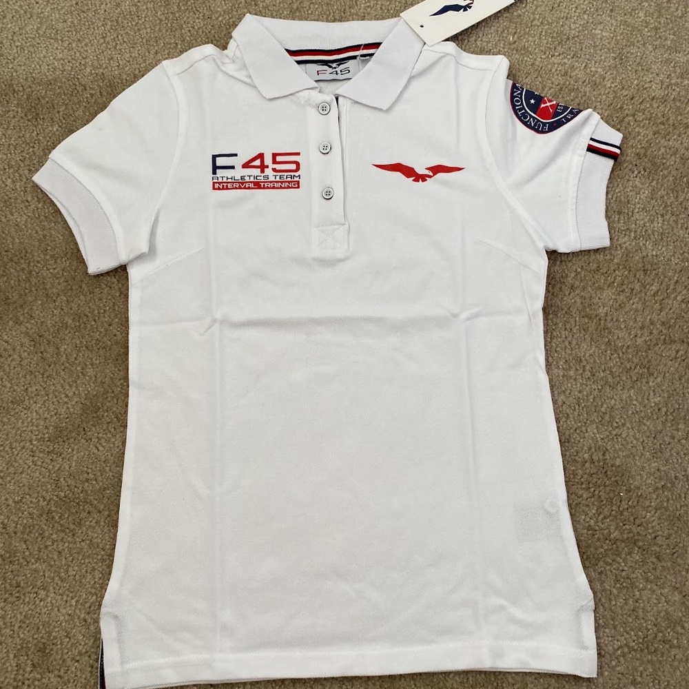 F45 Training Polo Shirt NEW WITH TAGS Size Small